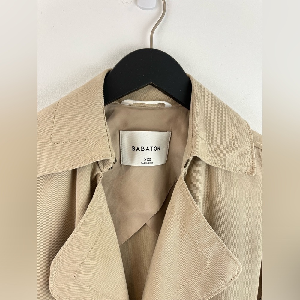 ARITZIA BABATON Maximo Trench coat Beige * Size XXS * - Picture 7 of 8
